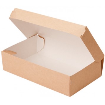 Контейнер бумажный для торта, десерта CandyBox 1900мм, 230х140х60мм, крафт /150