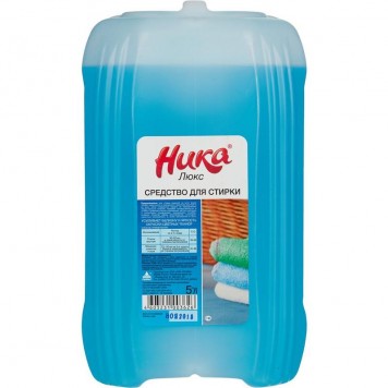 Средство для стирки изделий из всех видов тканей "НИКА–ЛЮКС" 5л/4