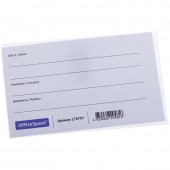 Бейдж OfficeSpace горизонтальный 90х57 мм булавка/зажим