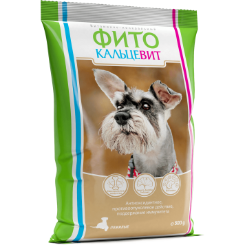 Фитокальцевит для пожилых собак 500гр