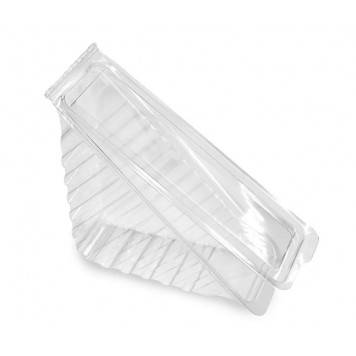 Контейнер для сэндвичей, треугольный с неразъемной крышкой 184х80,5х85,5 4-х слойный ПЭТ /340шт