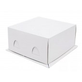 Коробка для торта белый 280х280х140 мм /100