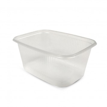 Контейнер одноразовый без крышки 250 мл 108х82х50 мм прозрачный ДП (100 шт в спайке) /1000