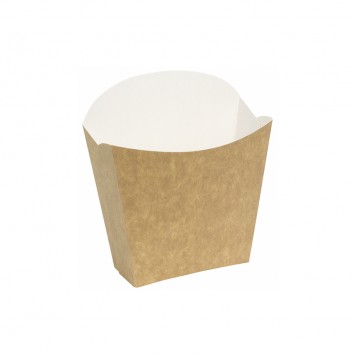 Коробка для картофеля фри Fry Pack 115х45х123 мм, 120 гр крафт /50/500