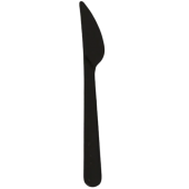 Нож пластиковый черный 16.5 см Кристалл элит BLACK 50 шт /25