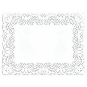 Салфетки ажурные прямоугольные 30х40см 250 шт в упаковке