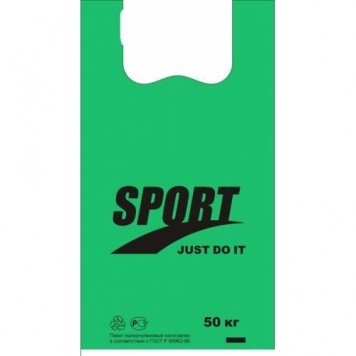 Пакет-майка 30х55 см 20 мкм, "FA" 100 штук в упаковке-1