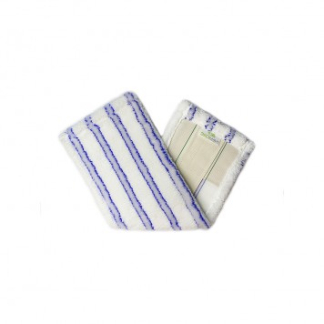 Насадка МОП плоская для швабры флаундера 40 см, микрофибра с мягким абразивом