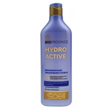 SOELL BIOPROVINCE бальзам-ополаскиватель для сухих и ломких волос HYDRO ACTIVE, 400 мл /6