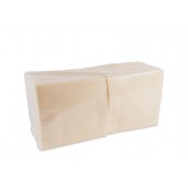 Салфетки бумажные 33х33 см, 2-слойные, шампань, 200 листов в упаковке /9