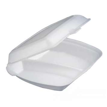 Ланч-бокс ВПС LBE-2 2 деления, 247х207,5х62 мм белый (100 штук в упаковке)