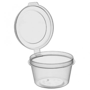 Соусник с верхним закрытием крышки нахлобучкой 30 мл ПП арт.производителя 1236 (80 шт в упаковке) /1920