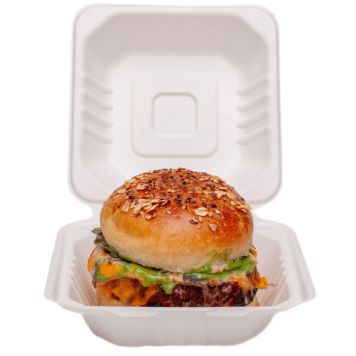 Коробка для бургера166х153х63 мм биоразлагаемая 50/400