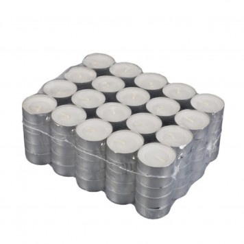 Свеча чайная в гильзе 50шт/уп