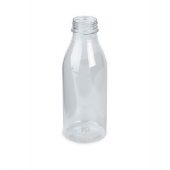 Бутылка пластиковая с крышкой круглая 330 мл d=38 широкое горло /180