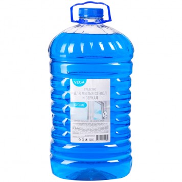 Средство для мытья окон, стекол и зеркал Vega Сияние ПЭТ, 5л/4