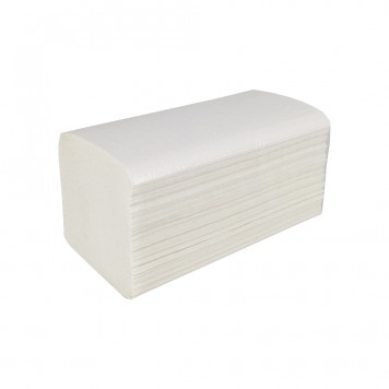 Листовые бумажные полотенца для диспенсеров V-сложения, 1 слой, 250 листов, 35 гр