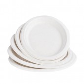 Тарелка биоразлагаемая сахарный тростник d=d=225мм/125/500