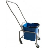 Тележка одноведерная метал.каркас ведро 25литров без отжима