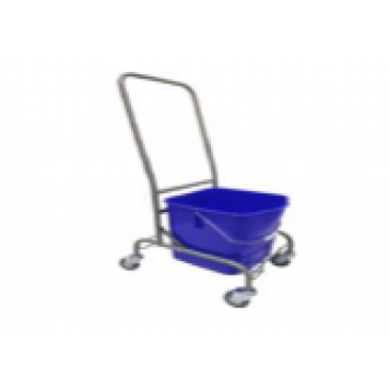 Тележка одноведерная метал.каркас ведро 25литров без отжима-1