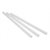 Трубочки коктейльные прямые белые 12*250 мм (125 штук в  упаковке) /24