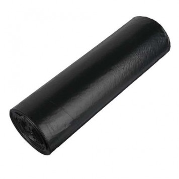 Мешки для мусора ГРС 120л 35мкм черные (ПВД, 10 штук в рулоне) /25