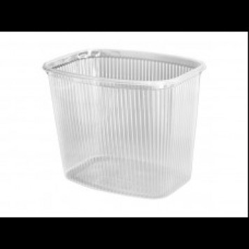 Контейнер одноразовый без крышки 750 мл 138x102 мм прозрачный ДП (100 штук в спайке) /1000-1