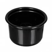 Контейнер одноразовый К-115 500 мл суповой без крышки 115x82.6 мм  черный ПП ВЗЛП (50 шт в спайке) /500