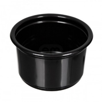 Контейнер одноразовый К-115 500 мл суповой без крышки 115x82.6 мм  черный ПП ВЗЛП (50 шт в спайке) /500