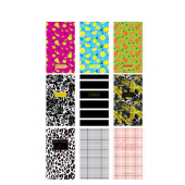 Блокнот А6 24л клетка на скрепке