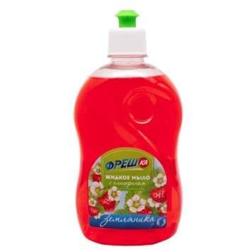 Мыло жидкое Фрешка Земляника пуш пул 500г/24
