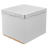 Коробка для торта белый 420х420х300 мм /20