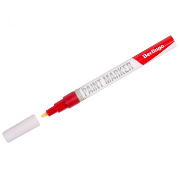 Маркер-краска  Berlingo "Uniline PA200" красный 2мм/12