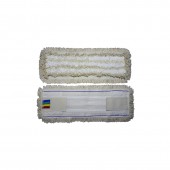 Насадка МОП плоская для швабры флаундера 50 см, петельная, тафт, карманы+языки /25