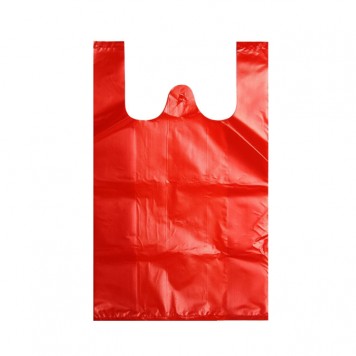 Пакет-майка 30х55 см 17 мкм, белая 100 штук в упаковке /10-1