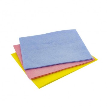 Салфетка вискозная 30х30 см Желтая 1шт без упаковки АГ/300