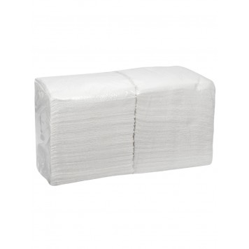 Салфетки бумажные 23х23 см, 1 слой, 400 листов, белые