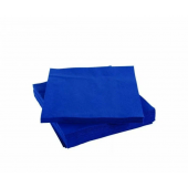 Салфетки бумажные 33х33 см, 2-слойные, синие, 200 листов в упаковке /8