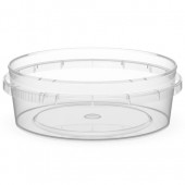 Банка под пресервы/мёд без крышки 125 мл, d=93мм прозрачная /560шт