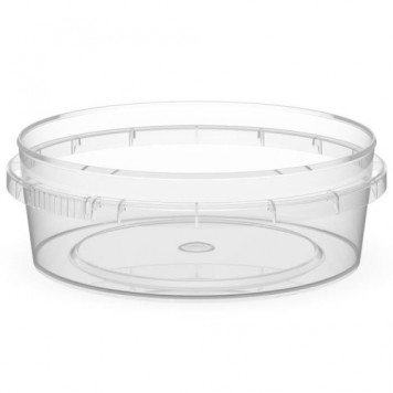 Банка под пресервы/мёд без крышки 125 мл, d=93мм прозрачная /560шт