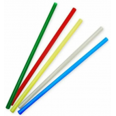 Трубочки коктейльные прямые цветные 8*200 мм (250 штук в упаковке) /23