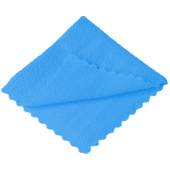 Салфетка микрофибра Ultra 29х29 см Голубая 180пл КП/50/600