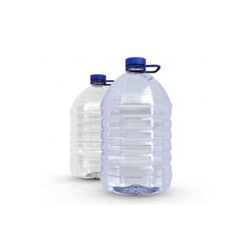 Бутылка пластиковая с крышкой квадратная 5 л d=38 широкое горло /40