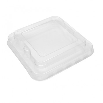 Крышка ПР-СТ-80К прозрачная с креплением под вилку ПЭТ /720