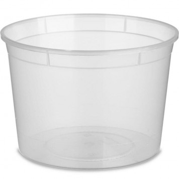 Банка под пресервы без крышки ПП 500 мл, d=112 мм прозрачная Перинт /400