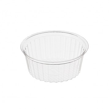 Контейнер круглый без крышки СК-501(М) 440 мл, d=132 мм прозрачный (1000 в коробке)