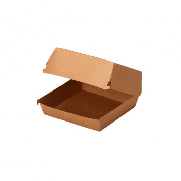 Коробка для бургера ECO BURGER ХL 130х130х110мм крафт /55/440