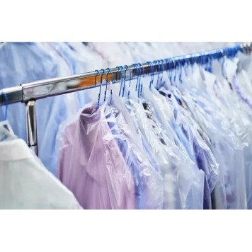 Мешки для одежды ПВД 120л 450+180Х850 мм 20мкм прозрачные, пласт (200 штук в пласте)-1