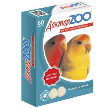 Мультивитаминное лакомство для птиц ДОКТОР ZOO 60 шт