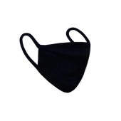 Маска 2-х слойная многоразовая ХБ Черная